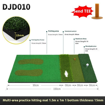 PGM Multifunctional Golf Pad Indoor Practice Ball Mat
