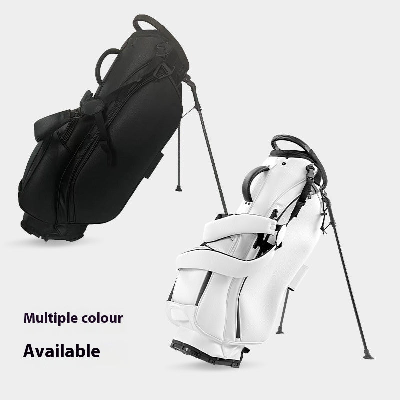 Golf Bag PU Leather Waterproof Portable Bracket