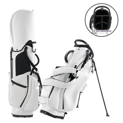 Golf Bag PU Leather Waterproof Portable Bracket