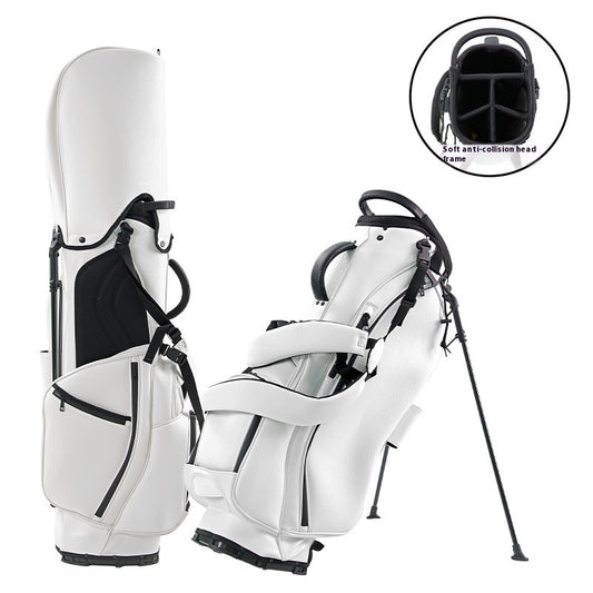 Golf Bag PU Leather Waterproof Portable Bracket